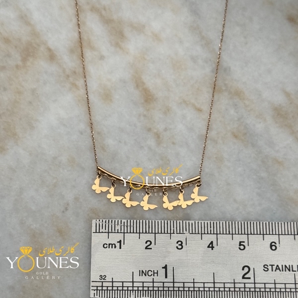 گردنبند پروانه ای طلا